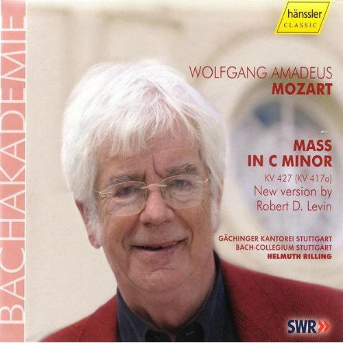 the album cover for Helmuth Rilling - Mass in C minor