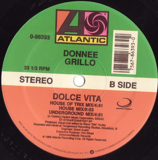 Donnee Grillo : Dolce Vita (12")