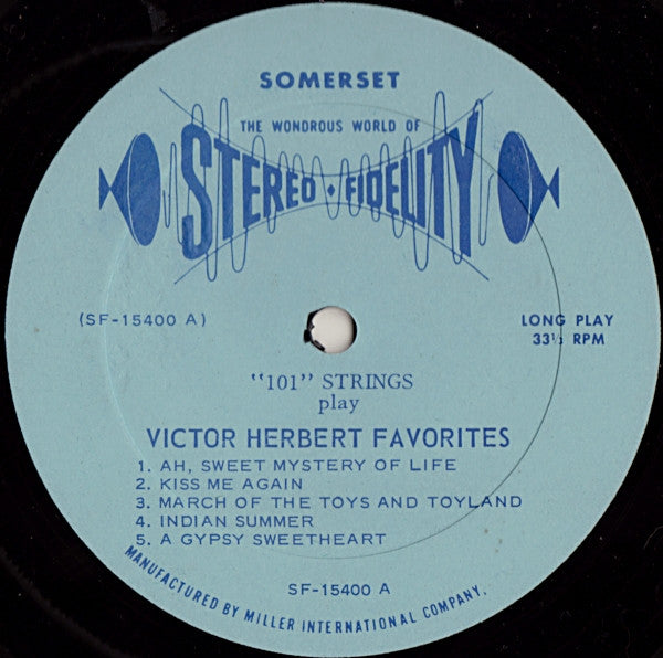 101 Strings : The Sparkle And Romance Of Victor Herbert (LP, Album)