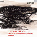 the album cover for L. BERIO - Canticum Novissimi Testamenti