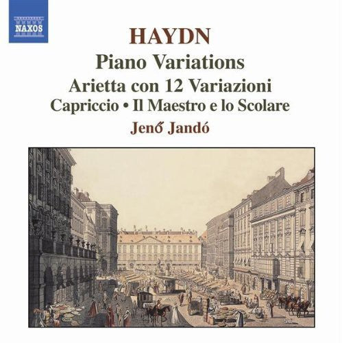 the album cover for Jenő Jandó - Piano Variations