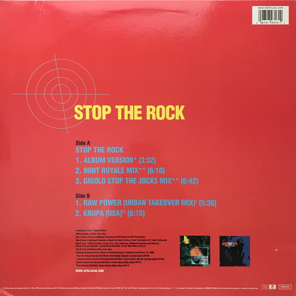 Apollo Four Forty* : Stop The Rock (12")