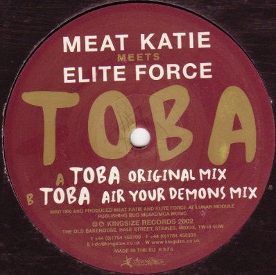 Meat Katie Meets Elite Force* : Toba (12")