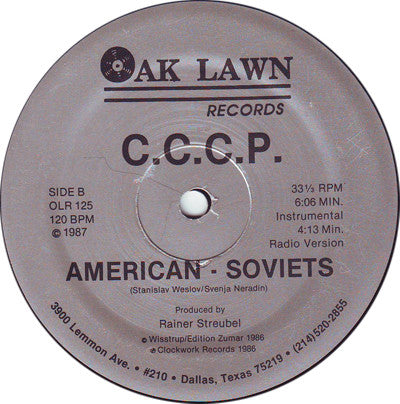 C.C.C.P. : American-Soviets (12", Single)