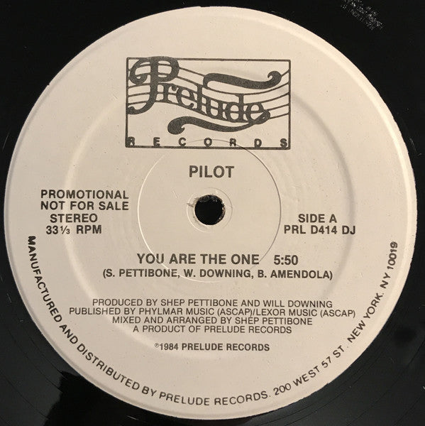 Pilot (11) : You Are The One (12", Single, Promo)