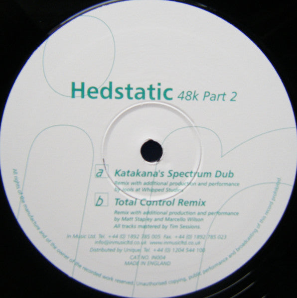 Hedstatic : 48k (Part 2) (12")