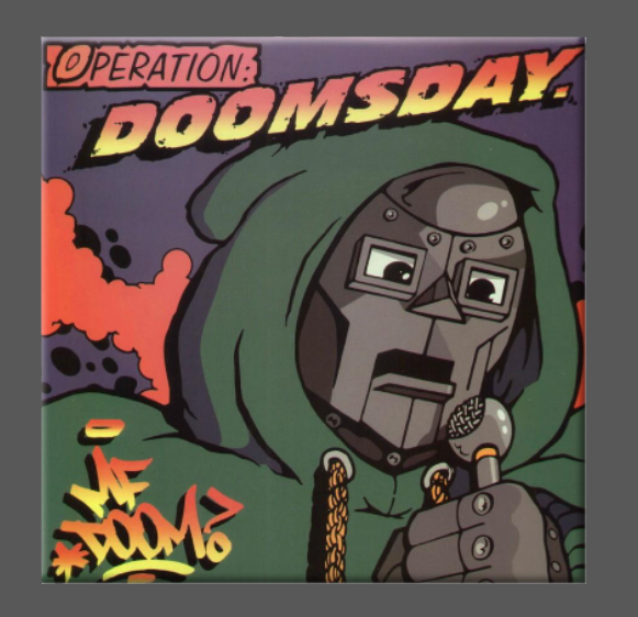 MF DOOM - Operation Doomsday Magnet/Pin