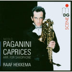 the album cover for N. Paganin - Caprices Arr for Saxophone