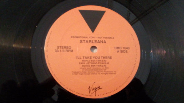 Starleana Young : I'll Take You There (12", Promo)