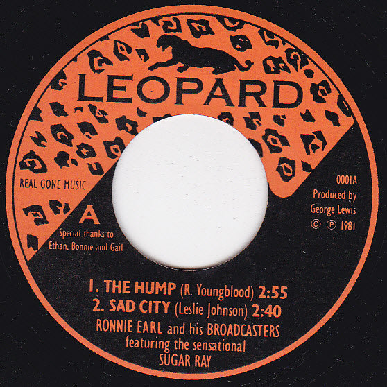 Ronnie Earl And His Broadcasters* Featuring The Sensational Sugar Ray* : The Hump (7", EP)
