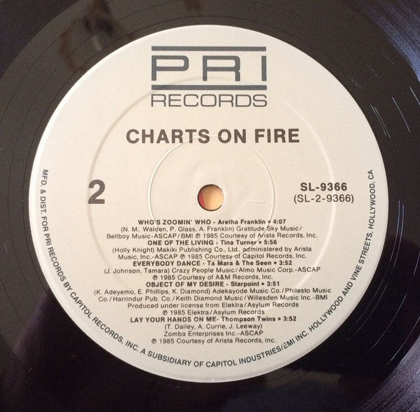 Various : Charts On Fire (12", Album, Comp)