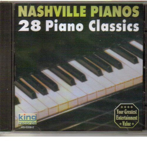 the album cover for Nashville Pianos - 28 Piano Classics