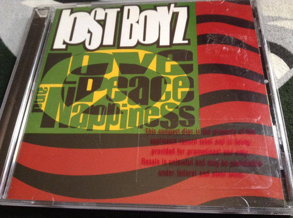 Buy Lost Boyz : Love, Peace & Nappiness (CD, Album, Promo, Cle