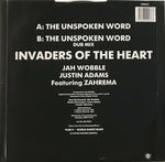 Invaders Of The Heart* : The Unspoken Word (12", Single)