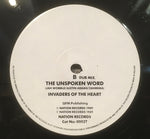 Invaders Of The Heart* : The Unspoken Word (12", Single)