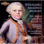 the album cover for Hansgeorg Schmeiser - Early Sonatas K.V. 10-15