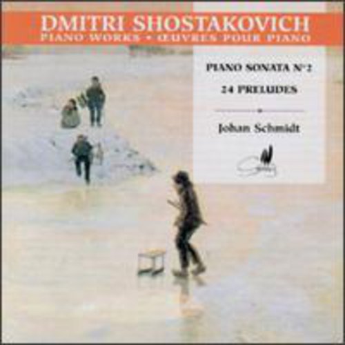 the album cover for Johan Schmidt - 24 Preludes / Piano Sonata
