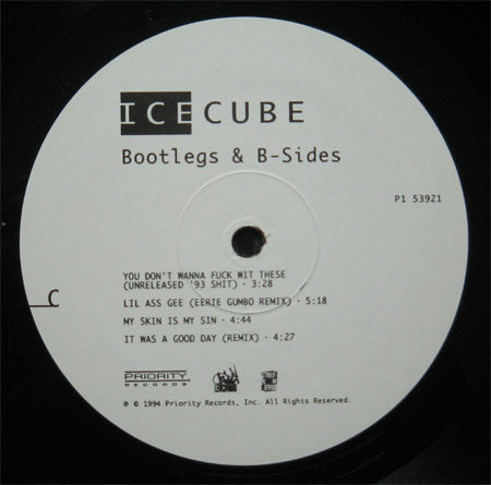 Ice Cube : Bootlegs & B-Sides (2xLP, Comp)