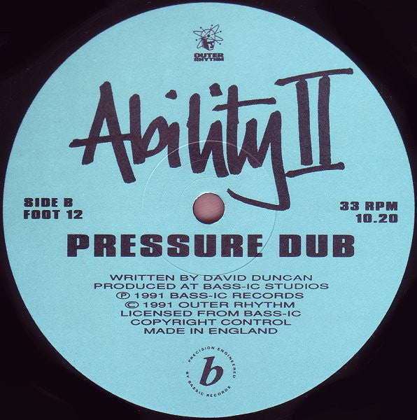 Ability II : Pressure (12")