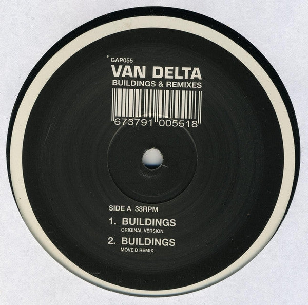 Van Delta : Buildings & Remixes (12")