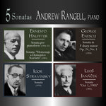 the album cover for ANDREW RANGELL - Five Sonatas