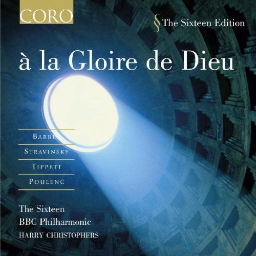 the album cover for Harry Christophers - Glorie de Dieu Barber