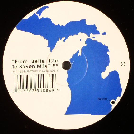 313 Bass Mechanics : From Belle Isle To Seven Mile EP (12", EP)