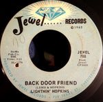 Lightnin' Hopkins : Back Door Friend / Fishing Clothes (7")