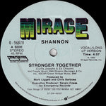 Shannon : Stronger Together (12", Single)