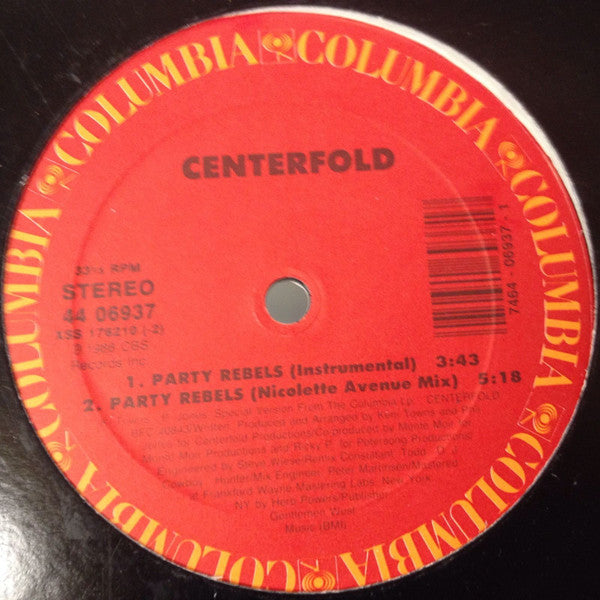 Centerfold (3) : Party Rebels (12")