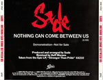Sade : Nothing Can Come Between Us (CD, Single, Promo)