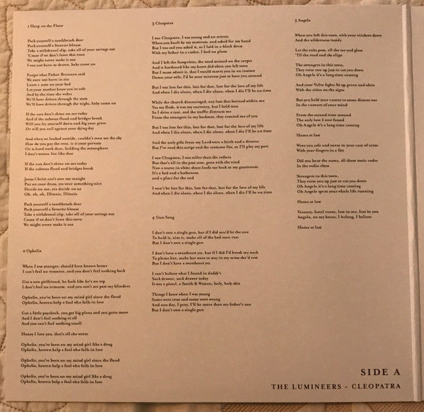 The Lumineers : Cleopatra (LP, Album, 180)