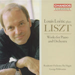 the album cover for LOUIS LORTIE - Works for Piano & Orchestra / Wandererfantasie