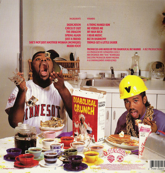 The Diabolical Biz Markie* : The Biz Never Sleeps (LP, Album)
