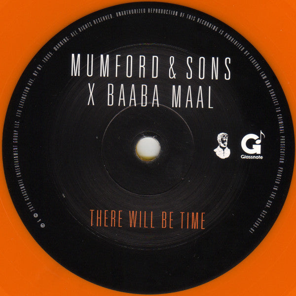 Mumford & Sons X Baaba Maal : There Will Be Time (7", S/Sided, RSD, Single, Num, Yel)