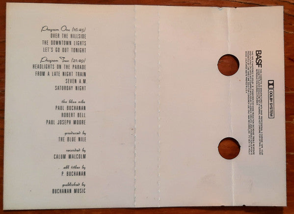 The Blue Nile : Hats (Cass, Album, Dol)