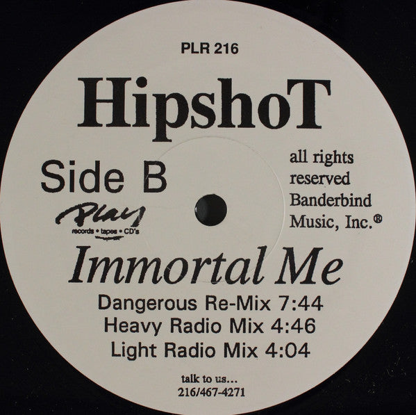 Hipshot : Meet Me In Heaven / Immortal Me (12")