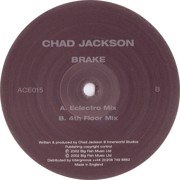 Chad Jackson : Brake (12")