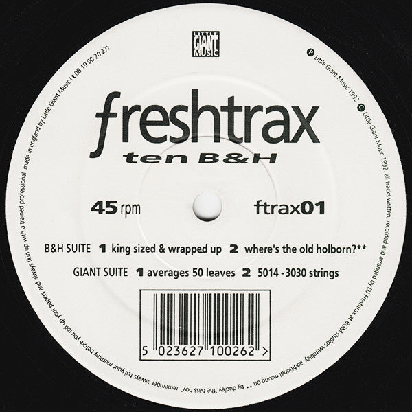 Freshtrax* : Ten B&H (12")