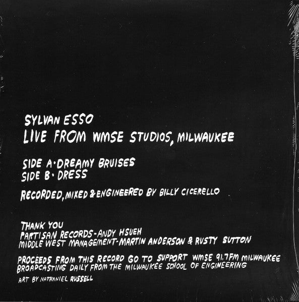 Sylvan Esso : Live From WMSE Studios, Milwaukee (7", Single, Ltd)