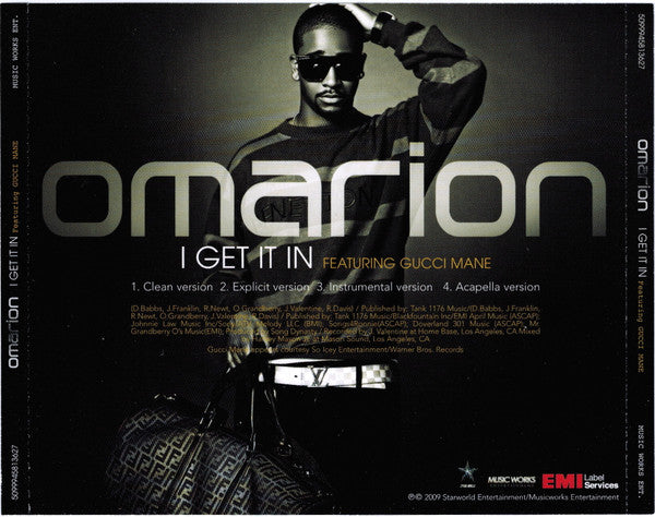 Omarion : I Get It In (CD, Single, Promo)