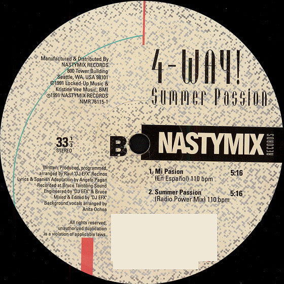 4-Way! : Summer Passion (12")