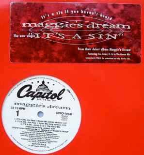 Maggie's Dream : It's A Sin (12", Promo)