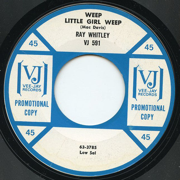 Ray Whitley (2) : Walking Back To You (7", Promo)