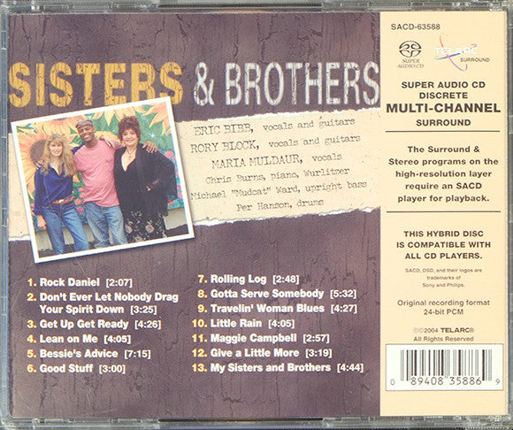Eric Bibb, Rory Block, Maria Muldaur : Sisters & Brothers (SACD, Hybrid, Multichannel, Album)