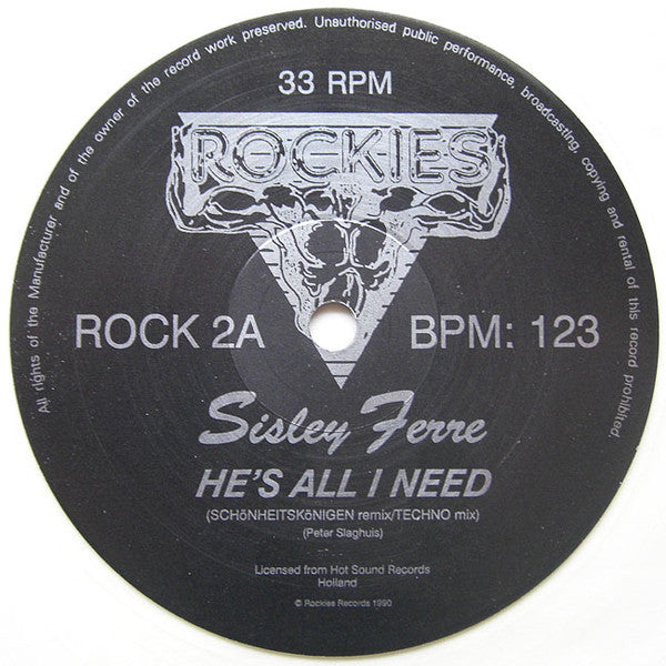 Sisley Ferré : He's All I Need and For You (12", Cle)