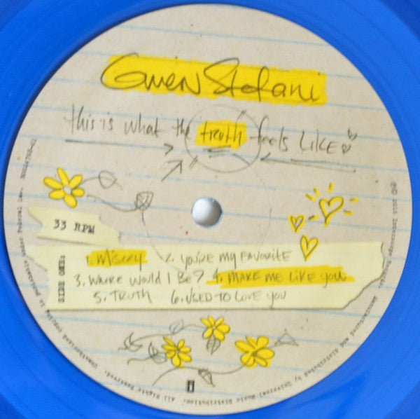 Gwen Stefani : This Is What The Truth Feels Like (LP, Album, Ltd, Blu)
