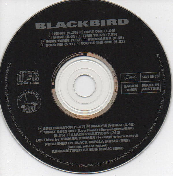 Blackbird : Blackbird (CD, Album, Comp)