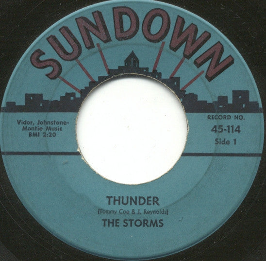 The Storms : Thunder (7")