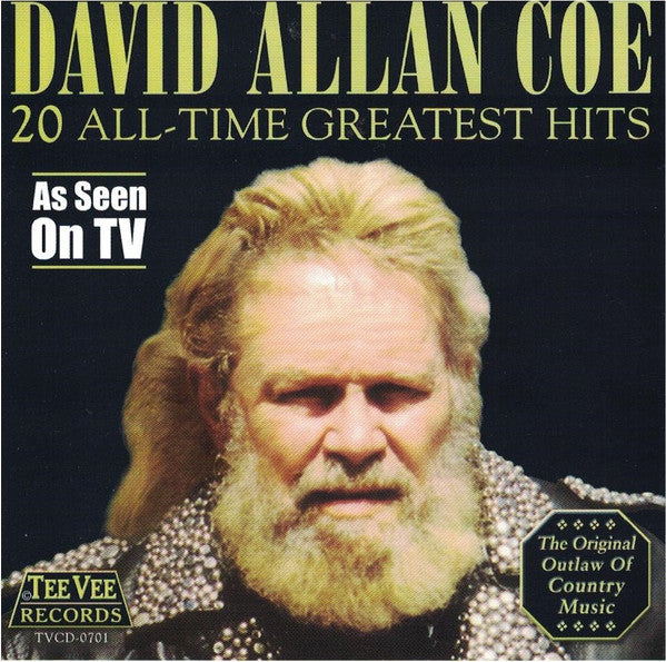 David Allan Coe : 20 All-Time Greatest Hits (CD, Comp)